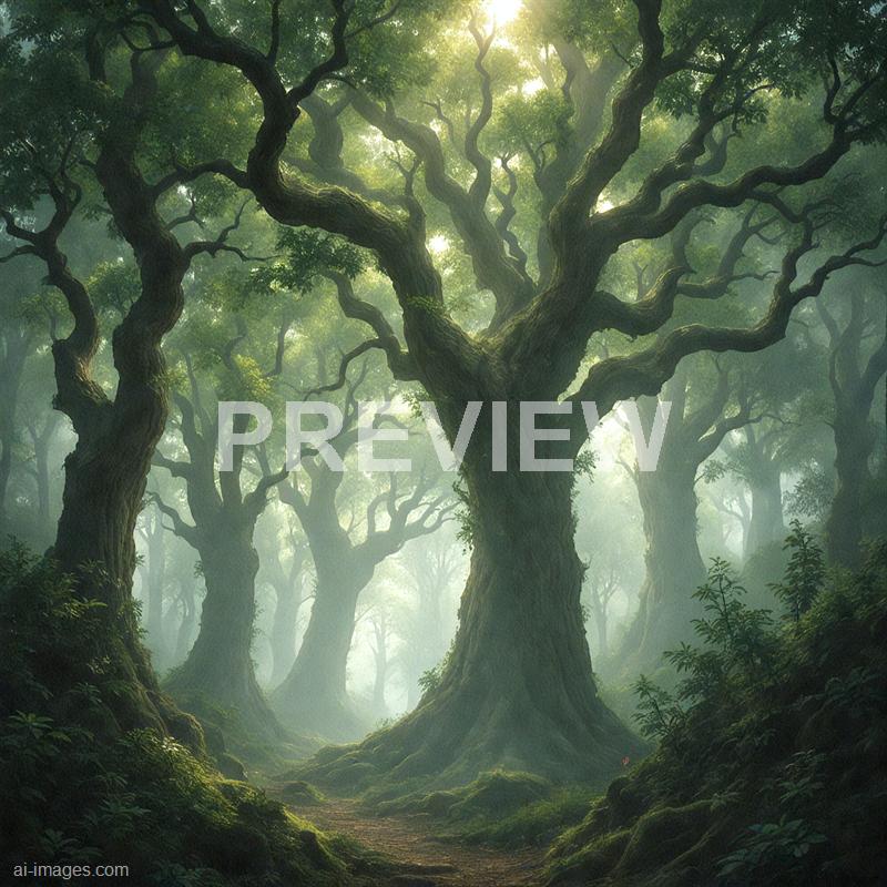 13554 - spirit-of-nature-trees-with-human-like-limbs-stretchi_250705090846_00001